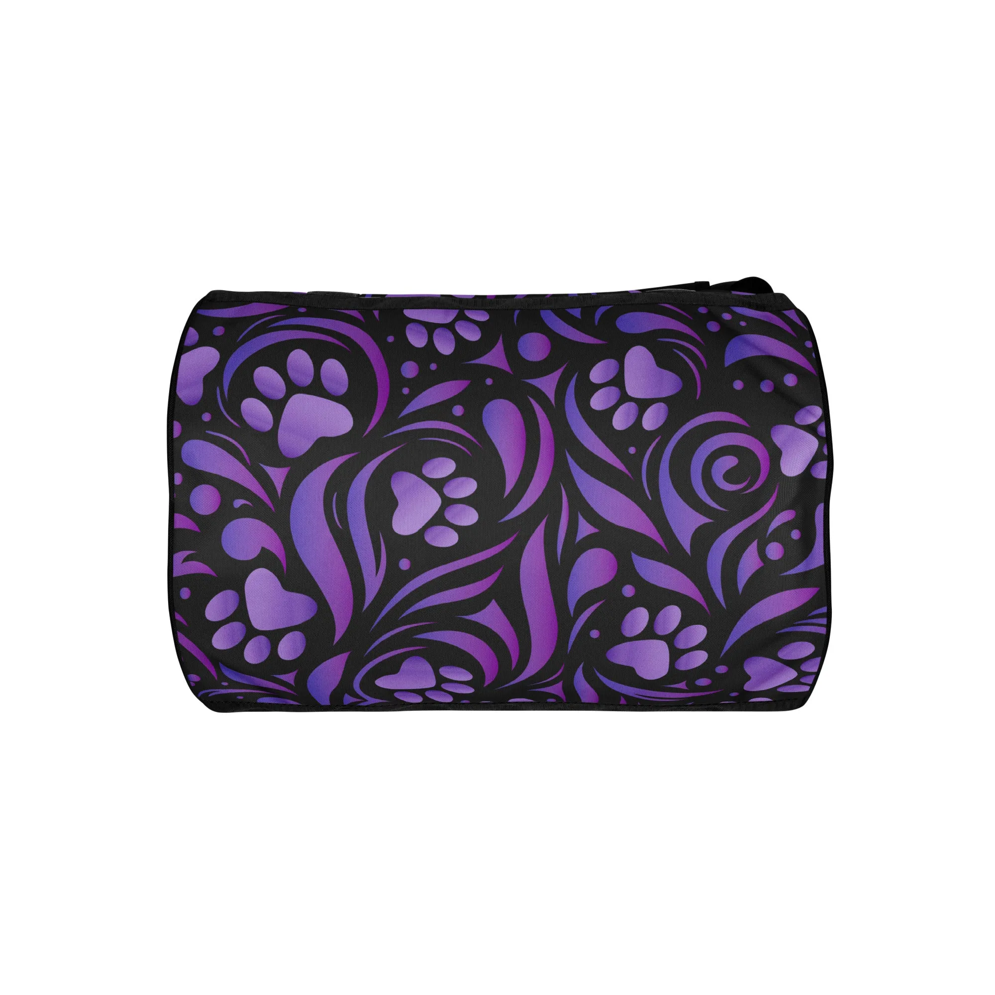 Purple Paw Symphony Duffel Bag