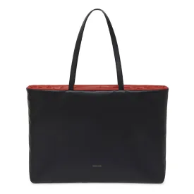 Reversible Pillow Tote Bag - Black/Flamma