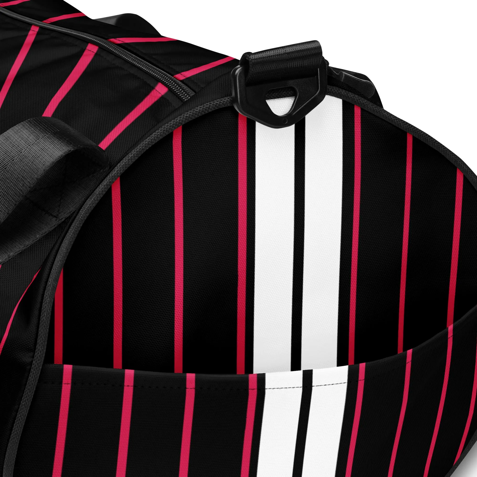 ROYAL Team Iconic. Athletix Mini Duffle Gym Bag Pinstripe