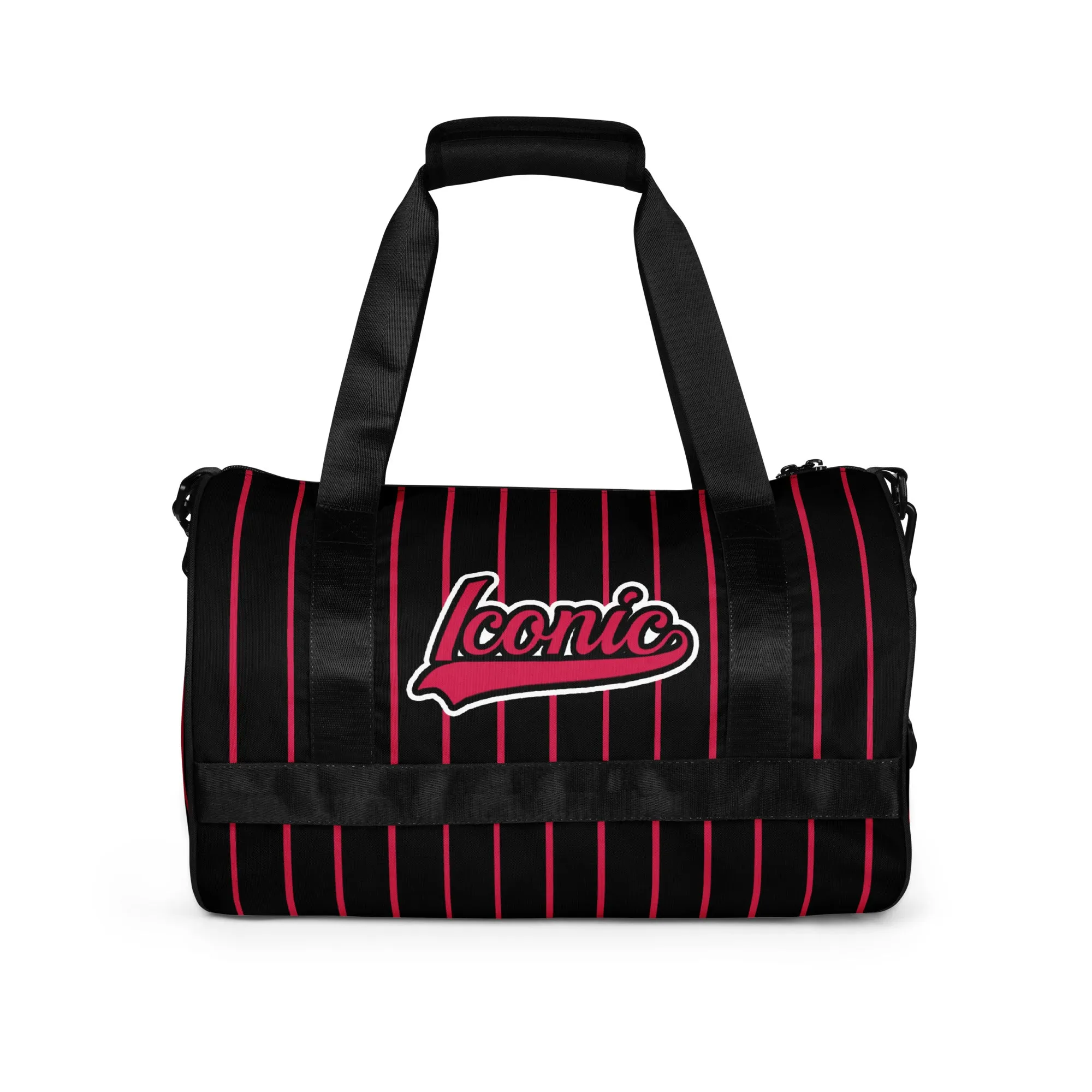 ROYAL Team Iconic. Athletix Mini Duffle Gym Bag Pinstripe