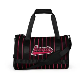 ROYAL Team Iconic. Athletix Mini Duffle Gym Bag Pinstripe