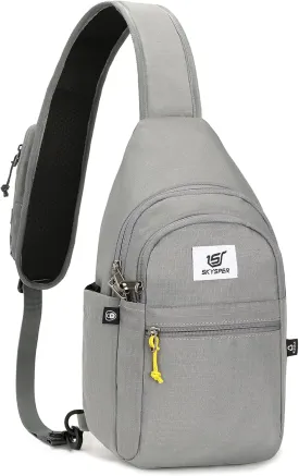 SKYSPER Sling Bag RFID Anti-Theft Crossbody Bag Recycled Travel Cross Body Bag Shoulder Sling Daypack