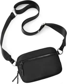 Small Crossbody Purses for Women, Shoulder Purses Bag for Men with Adjustable Strap,Mini Nylon Purse-Perfect for Travel and Workouts