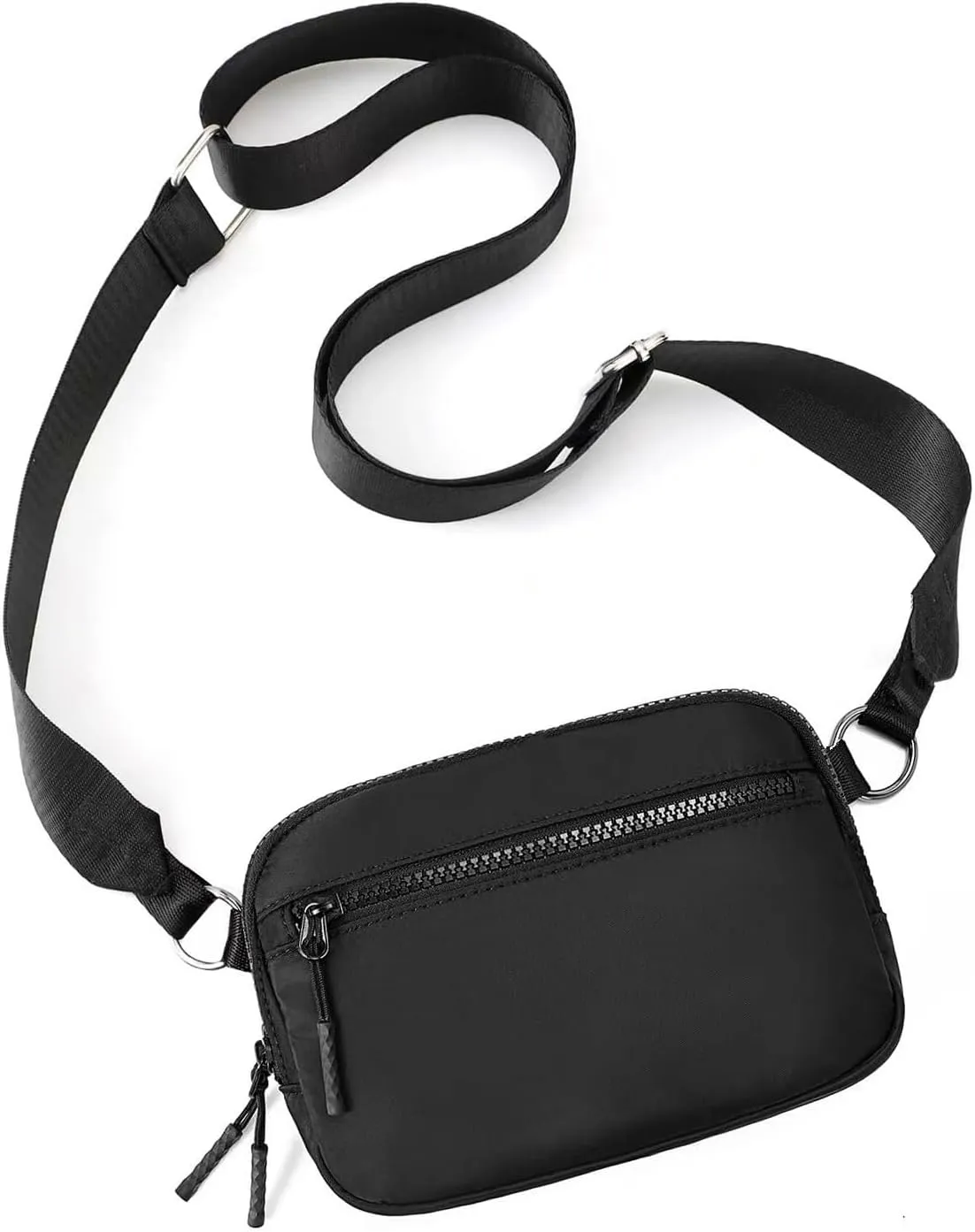 Small Crossbody Purses for Women, Shoulder Purses Bag for Men with Adjustable Strap,Mini Nylon Purse-Perfect for Travel and Workouts