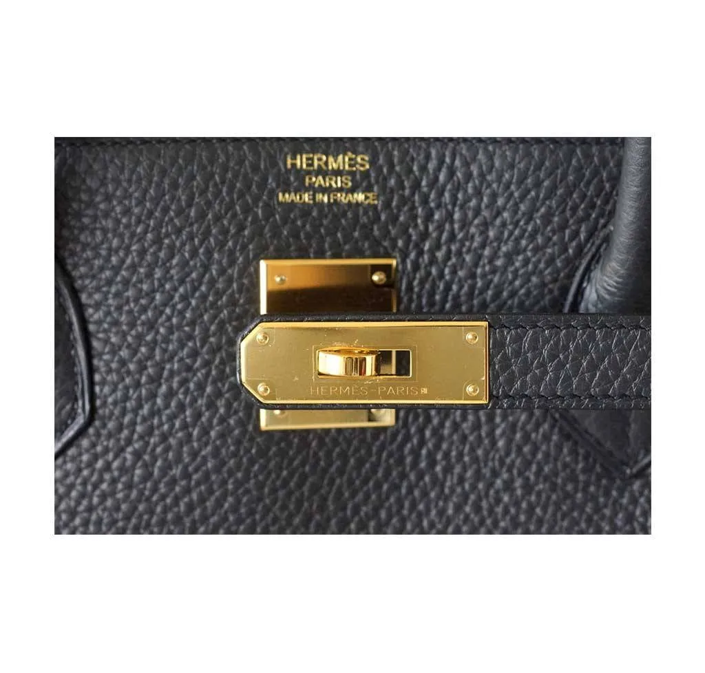 Trendy Inspired Hermès Birkin 40 Plomb Togo Bag
