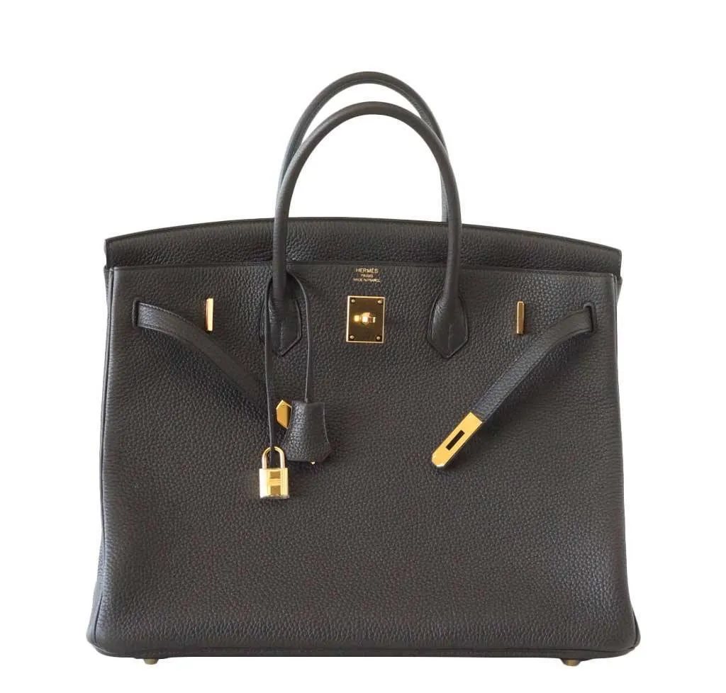 Trendy Inspired Hermès Birkin 40 Plomb Togo Bag