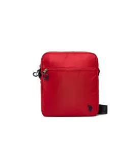 US POLO ASSN. MEN BIGFORK SMALL CROSSBODY NYLON IN LIGHT RED