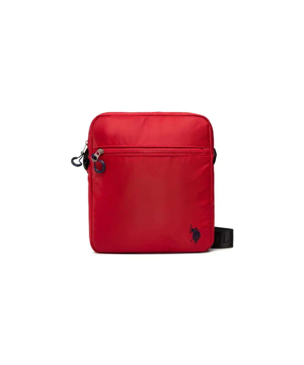 US POLO ASSN. MEN BIGFORK SMALL CROSSBODY NYLON IN LIGHT RED