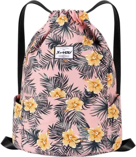 XEYOU Drawstring Sports Backpack Lightweight Gym Yoga Sackpack Shoulder Rucksack Casual Outdoor Daypack for Women and Men